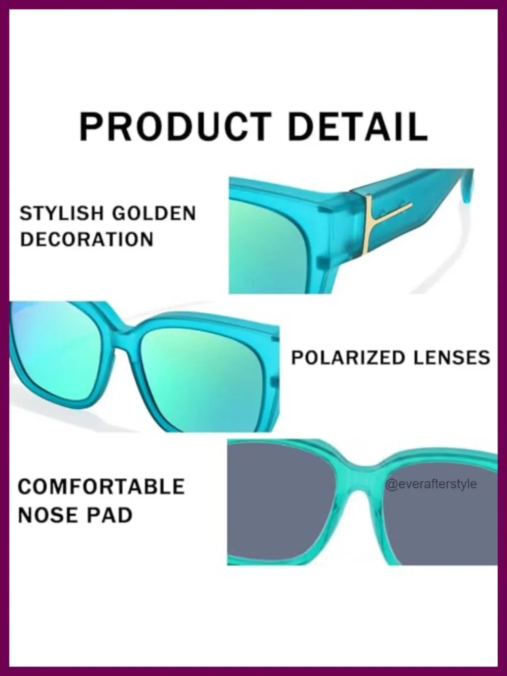 Polarized Fit Over Glasses Sunglasses Oversized TAC Lens UV Protection for